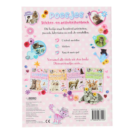 Tierfreunde – Kätzchenaufkleber und Aktivitätsbuch