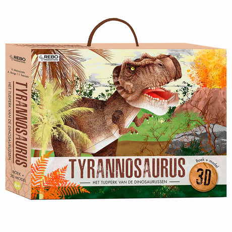 Rebo-Verlagsbuch + 3D-Modell Tyrannosaurus