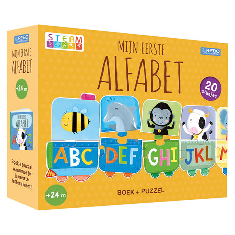 Buch und Puzzle von Rebo Publishers – mein erstes Alphabet