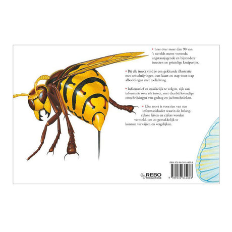 Buch des Rebo-Verlags über Insekten, furchterregende Kreaturen