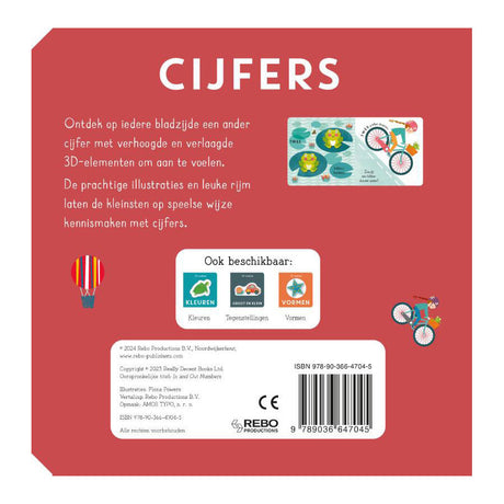 Rebo-Verleger 3D-taktiles Buch – Zahlen