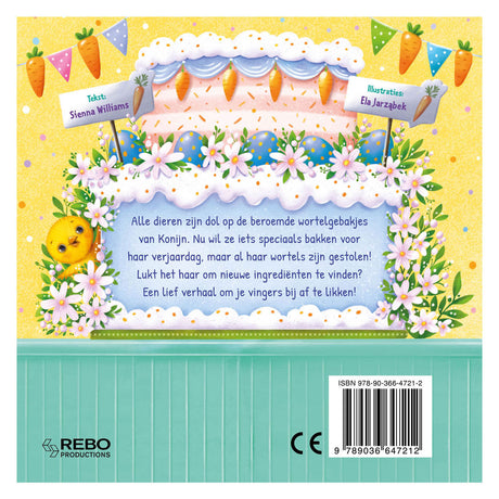 Der Hase des Rebo-Verlags wird backen