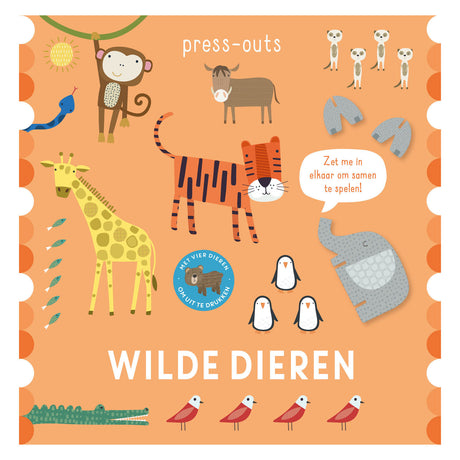 Rebo-Verlags-Kartonbuchpressungen – wilde Tiere