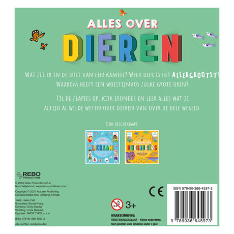 Rebo veröffentlicht Klappenbuch „Alles über Tiere“.