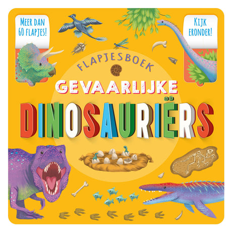 Gefährliches Dinosaurier-Klappenbuch des Rebo-Verlags