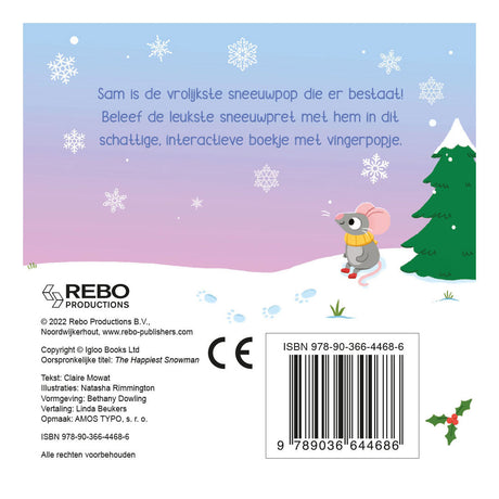 Fröhlicher Schneemann – Fingerpuppenbuch des Rebo-Verlags