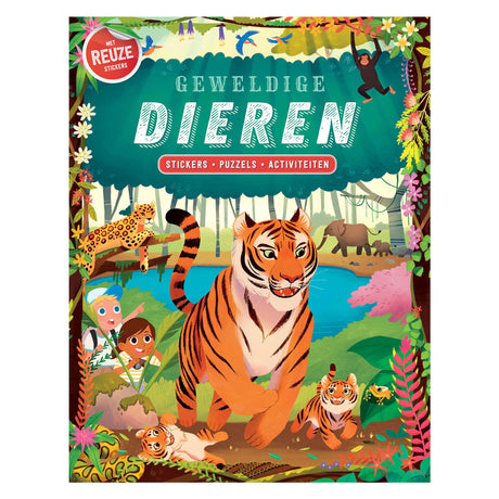 Rebo Publishers erstaunliches Tieraufkleberbuch 4+