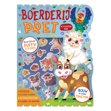 Rebo Publishers Farm Fun Sticker, lustiges Stickerbuch