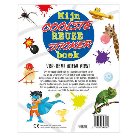 Rebo veröffentlicht mein coolstes Riesen-Stickerbuch