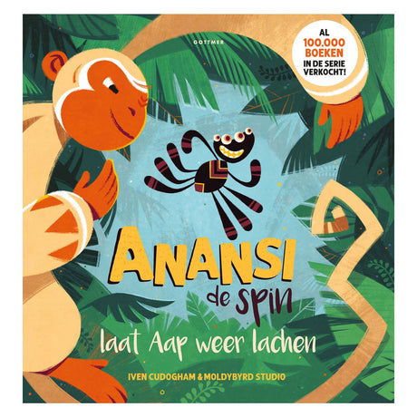 Die Gottmer-Verlagsgruppe Anansi, die Spinne, bringt den Affen wieder zum Lachen. vor