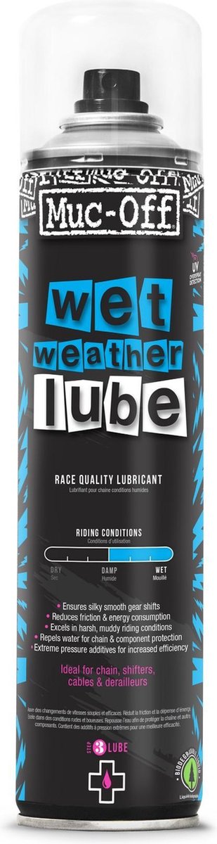 Muc-off Wet Lube Spraydose 400 ml