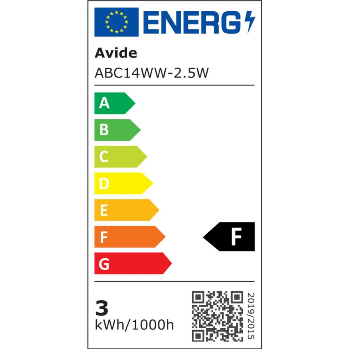 Avide LED-Lampe E14 4W 3000K WW 320lm
