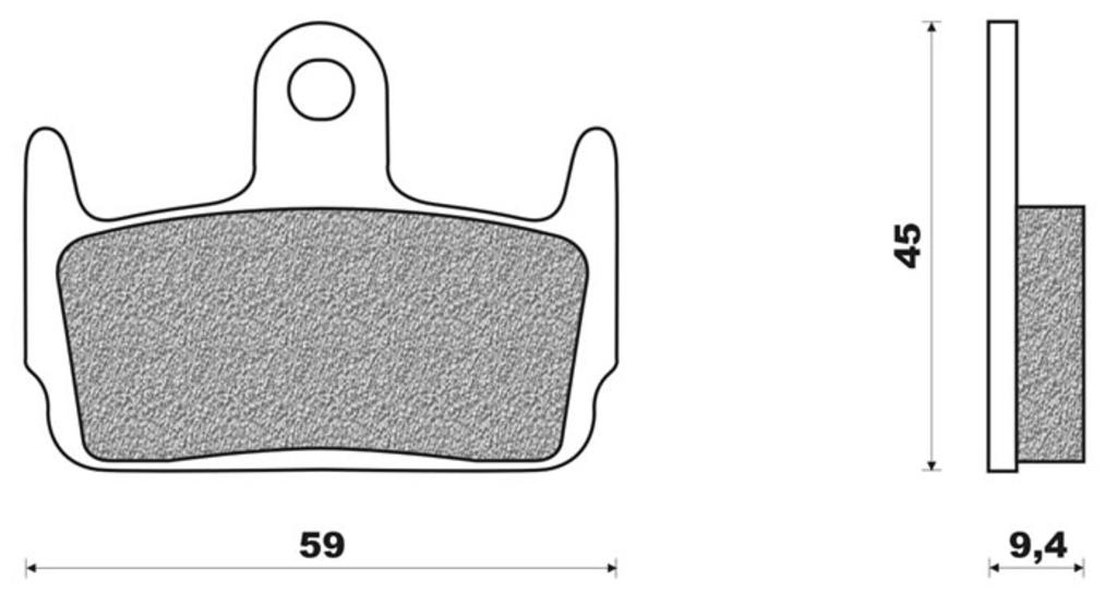 NEWFRen Bremsblock Set FD0224 Bks