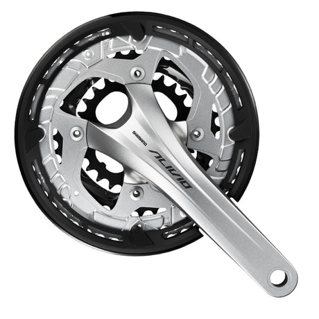 Shimano - Kurbel 9 -Geschwindigkeit Alivio FC -T4060 mit 175 -mm -Kurbelarm 48 x 36 x 26t - Silber