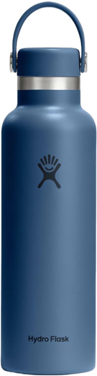 Hydro flask drinkfles 'standard mouth' (621 ml), harbor blue