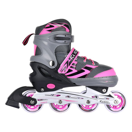 Street Rider Inlineskates rosa grau, Größe 37-40