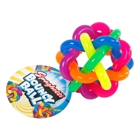 Regenbogen-Spaghetti-Hüpfball
