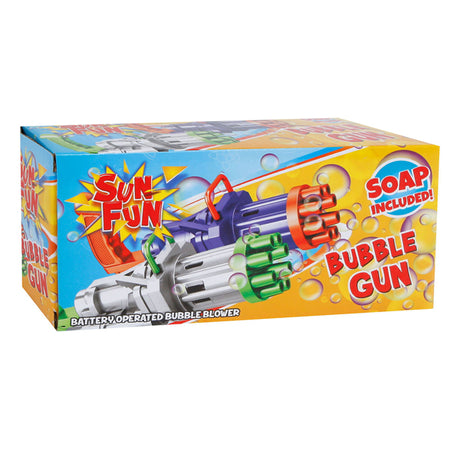 Sun Fun XXL Seifenblasenpistole – Seifenblasenpistole – inklusive Seife – grün – Seifenblasenmaschine – Seifenblasenmaschine