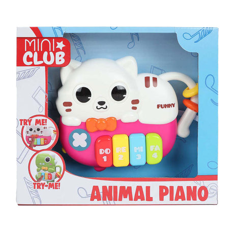 Mini-Club-Tier-Klavierkatze mit Licht und Sound, 15 cm