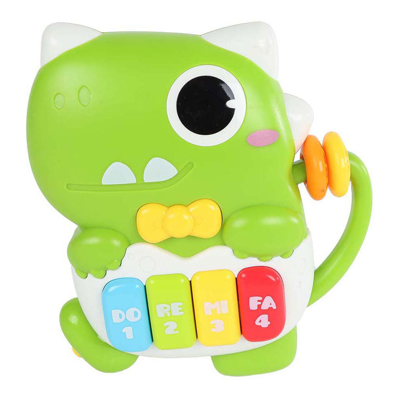 Mini-Club-Tierklavier-Dino mit Licht und Sound, 15 cm