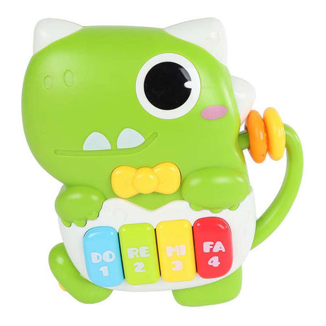 Mini-Club-Tierklavier-Dino mit Licht und Sound, 15 cm