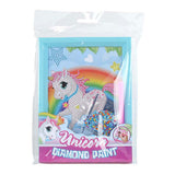 Einhorn-Diamantmalerei-Einhorn mit Fotorahmen
