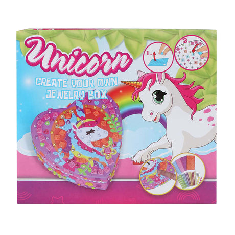 Einhorn dekoriere deine eigene Schmuckschatulle Einhorn