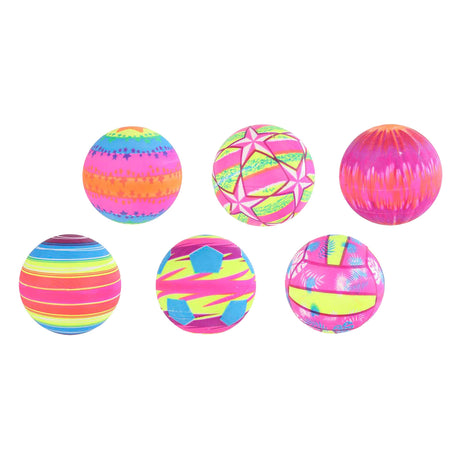 Spielball Neon im Netz, 10cm