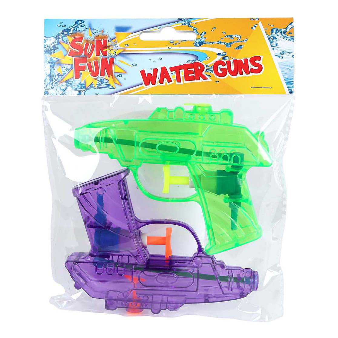 Sun Fun Wasserpistolen Farbe, 2 Stk.