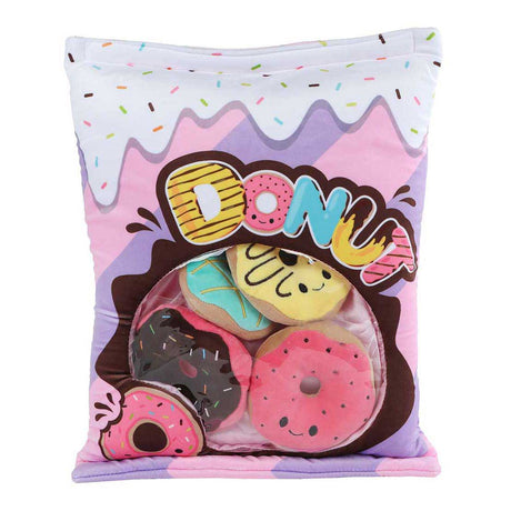 Flauschiges Menü-Plüsch mit 4 Donuts – 40 cm