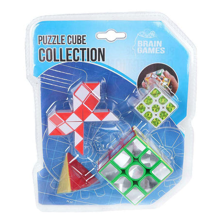 Denkspiele-Puzzle-Würfel-Set – 4 Teile – Lernspielzeug.