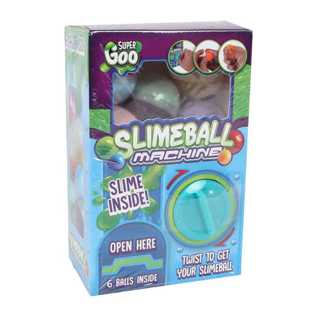 Super Goo Mini-Verkaufsautomat mit 6 Überraschungen, 66 Gramm, 13,5 x 9 cm
