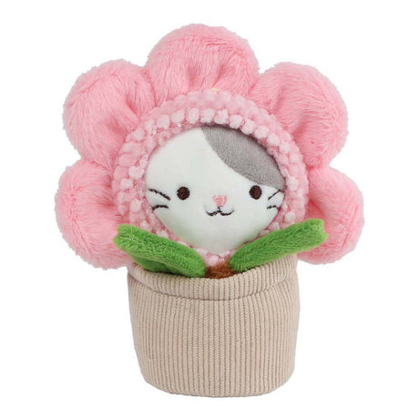 Take me home pluche kat knuffel in pot 16cm - schattig speelgoed.