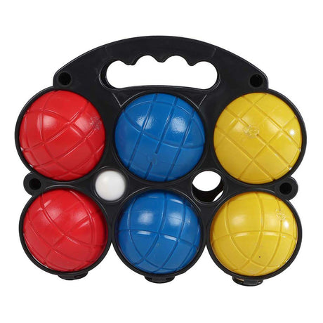 Van Manen Veenendaal BV Lobbes Jeu de Boules Set 6 Kugeln Kunststoff Kinderspielzeug für draußen.