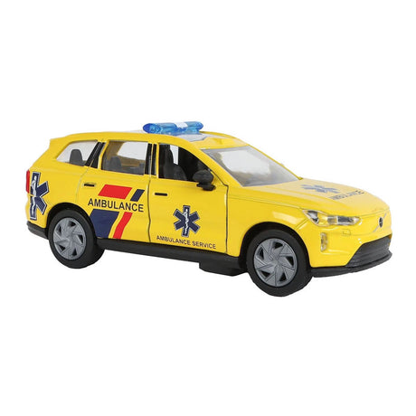 Kids globe ambulance volvo ex90 nl die cast met licht en geluid