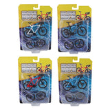 Metalen racefiets met reservewielen - 10cm