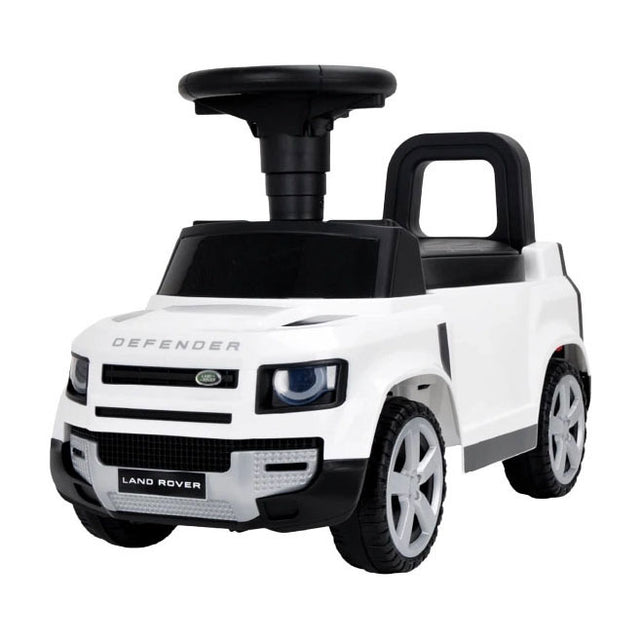 Land rover loopauto wit met geluid - 67 cm