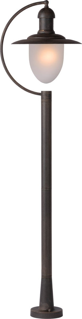 Lucide Aruba - Laternenpfahl - ø 25 cm - 1xE27 - IP44 - Rostbraun