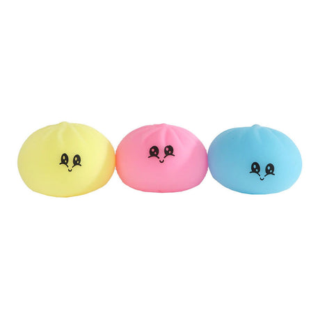 Kawaii Fidget Schaumknödel im Dampfkorb 5cm - 3 Stk.
