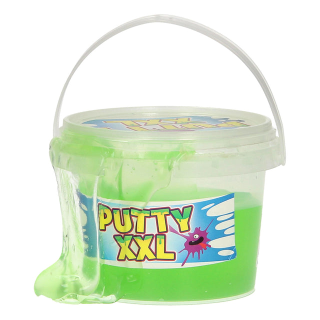 Van Manen Slime Bucket Putty XXL Glitter Junior 350 Gramm blau
