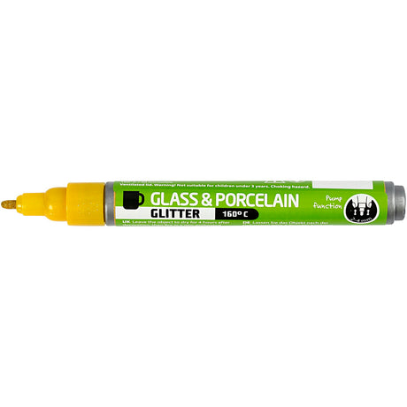Kreativunternehmen https: www.cchobby.nl glass-porcelain markers-glitter-line-thickness-2-4-mm-semi-opaque-yellow-1-piece