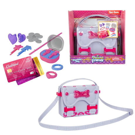 Toi-toys princess friends schoudertas met acc 12dlg 2ass +