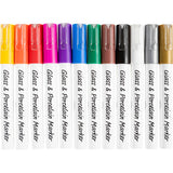 Kreativunternehmen https: www.cchobby.nl Glas-Porzellan-Marker-Liniendicke-1-2-mm-halbopak-verschiedene-Farben-12-teilig-1-Box