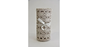 Stiffed lace cm15x1,8mt light grey