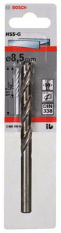 Bosch - Metallbohrer HSS-G, Standard 8,5 x 75 x 117 mm