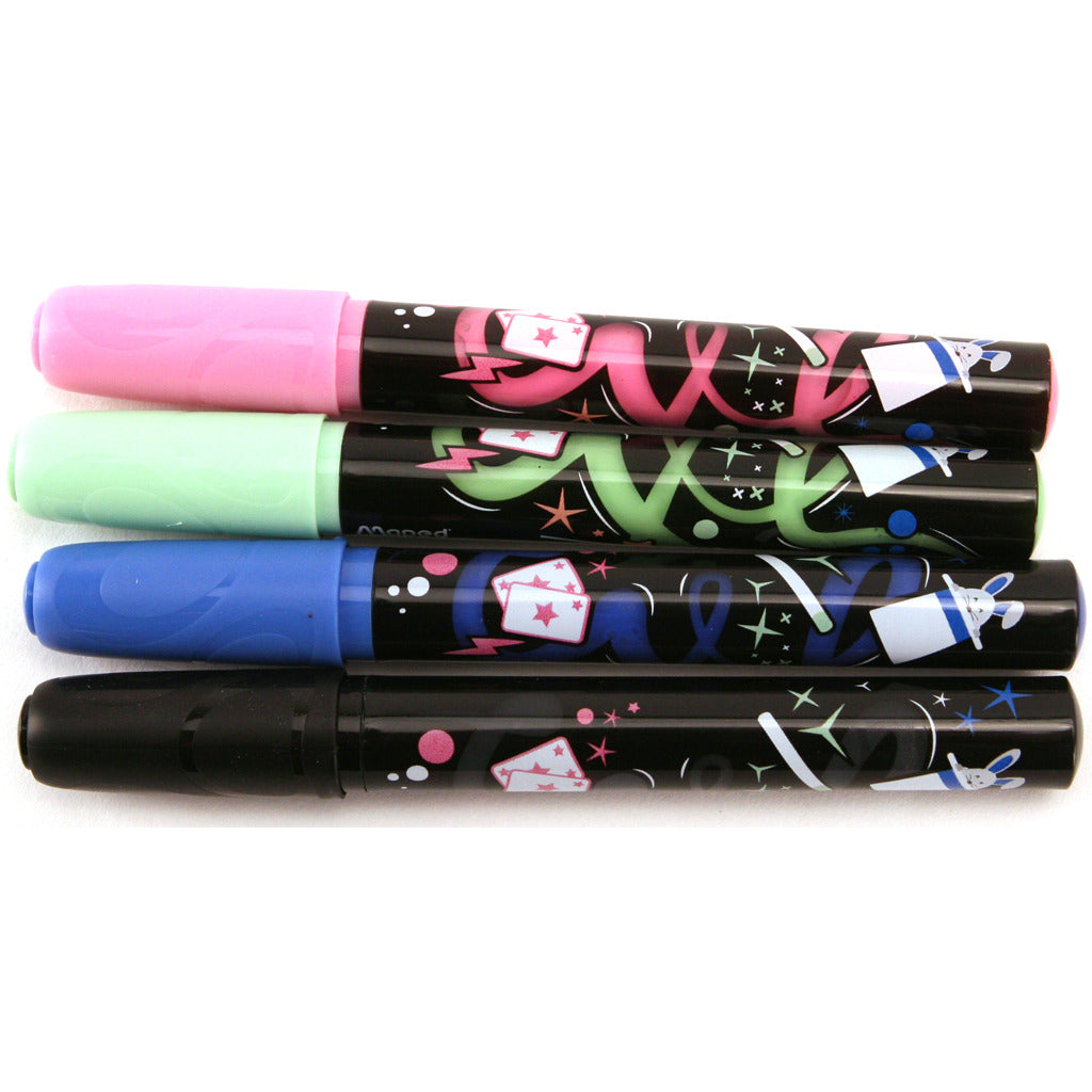 Maped Maped Kreidestifte, 4 Farben mit Schwarz