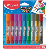 Maped Color Peps Glitzerkleber 9 Farben 10,5 ml