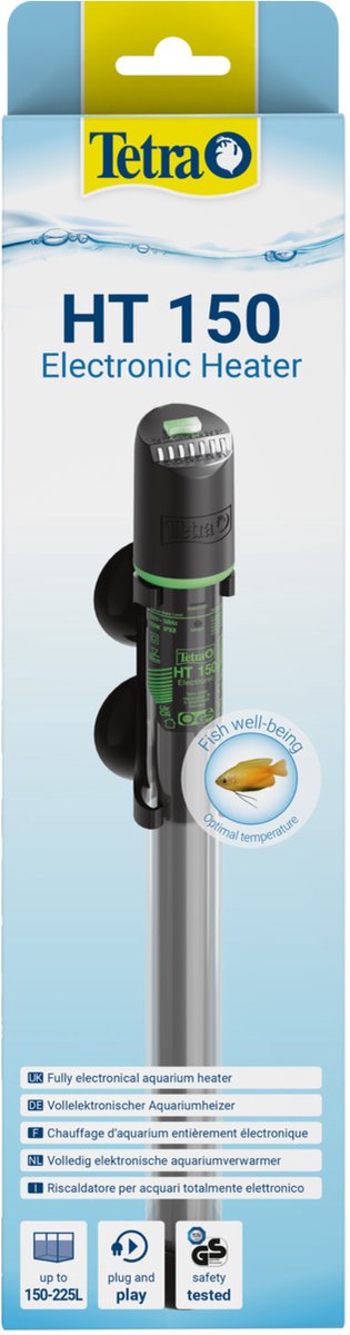 Tetra onderwatercombinatie ht 150 electronic heater - aquarium verwarmingselement - 150 w