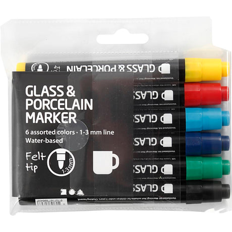 Creativ Company Glass und Porzellanstaaten, 6st.