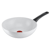 Tefal Kochgeschirr Tefal Keramik Control Wok 28 cm weiß
